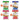 Image of the Sunbelt Bakery Breakfast Sampler, featuring four different flavors of soft baked bars. The sampler includes two cartons each of Apple Cinnamon, Blueberry, Raspberry, and Strawberry flavored soft baked bars. Each box displays the Sunbelt Bakery logo and an image of the corresponding fruit-flavored bar drizzled with icing. The boxes are arranged in a grid with "X2" icons next to each, indicating the quantity of each flavor in the sampler.