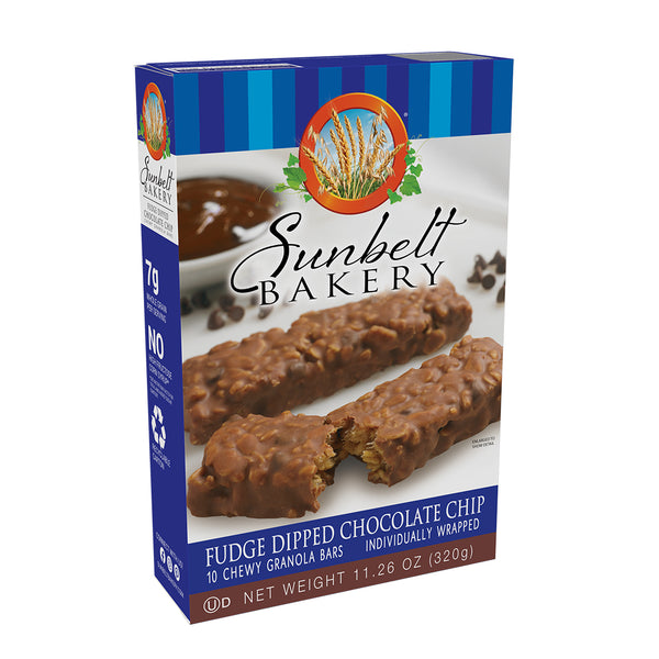 Shop Sunbelt Bakery Chewy Granola Bars Fudge Dipped Chocolate Chip